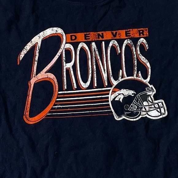Women's Denver Broncos NFL Football Sports Tee Top Shirt - Picture 3 of 4